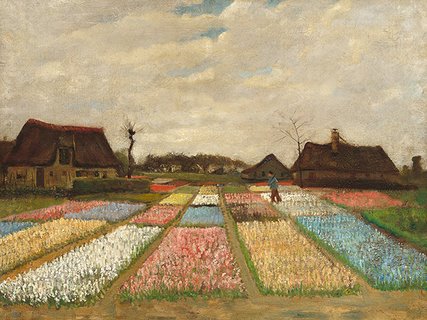 Image 3VG4358 Flower Beds in Holland PEINTRE MER Vincent van Gogh