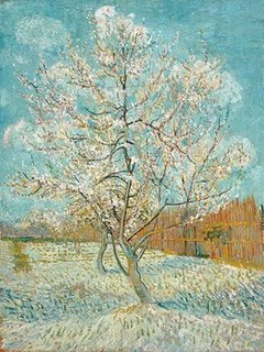 Image 3VG548 The Pink Peach Tree PEINTRE PAYSAGE Vincent van Gogh