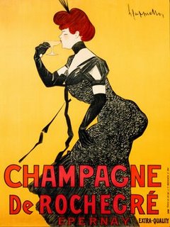 3VI1252-Champagne-de-Rochegre-ca.-1902-VINTAGE-DECORATIF-Leonetto-Cappiello