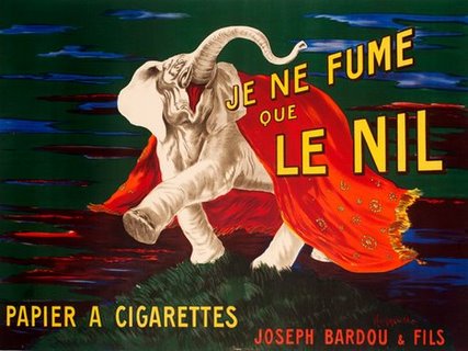 3VI1939-Je-ne-fume-que-Le-Nil-1912-VINTAGE-DECORATIF-Leonetto-Cappiello