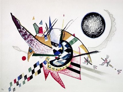 Image 3WK2658 Watercolor Painting of Composition PEINTRE  Wassily Kandinsky