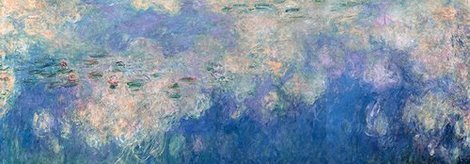 4CM010-Waterlilies:-The-Clouds-(detail)-PEINTRE-PAYSAGE-Claude-Monet