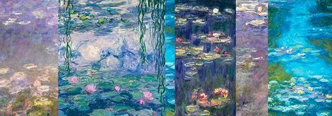 4CM1842-Monet-Deco-Waterlilies-I-PEINTRE--Claude-Monet