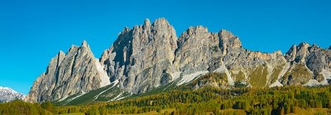 Image 4FK3179 Pomagagnon and larches in autumn Cortina d Ampezzo Dolomites Italy PAYSAGE  Frank Krahmer