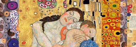 Image 4GK1830 Klimt Patterns Â Deco Panel (Death and Life) PEINTRE FIGURATIF Gustav Klimt