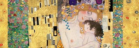 4GK1831-Klimt-Patterns-Deco-Panel-(The-Three-Ages-of-Woman)-PEINTRE-FIGURATIF-Gustav-Klimt
