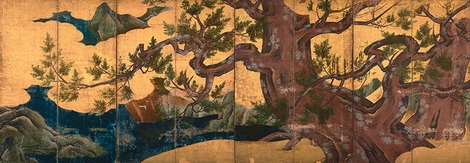 Image 4JP5877 Kano Eitoku Tree in the Clouds