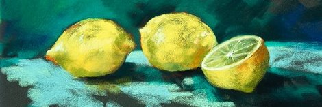 Image 4NW3417 Lemons VINTAGE FLEURS Nel Whatmore