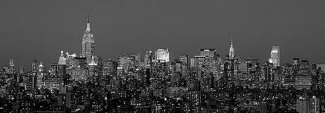 affiche 4RB1635-Manhattan-Skyline-(detail)-URBAIN--Richard-Berenholtz à encadrer