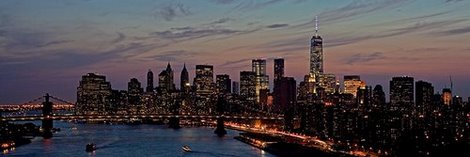 Image 4RB2587 Lower Manhattan at dusk URBAIN  Richard Berenholtz