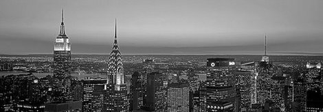 affiche 4RB949-Midtown-Manhattan-at-Sunset-NYC-URBAIN--Richard-Berenholtz à encadrer