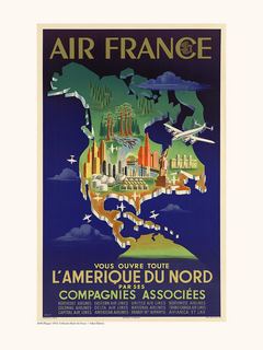 Image A050 Musée Air France Air France / L'Amérique du Nord A050
