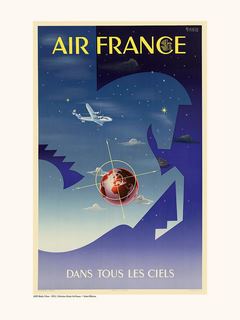 Image A055 Musée Air France Air France / Dans tous les ciels A055