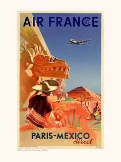 Image A060 Musée Air France Air France / Paris Mexico  direct A060