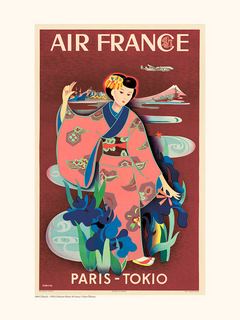 A064ParisTokiovignette-Musee-Air-France-Air-France-/-Paris-Tokio-A064
