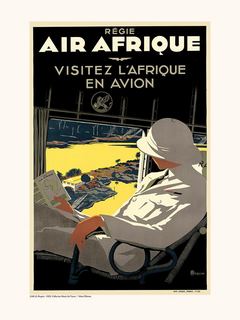A166-Musee-Air-France-Regie-Air-Afrique-/-Visitez-l--Afrique-en-Avion-A166