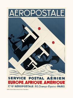 A1801-Musee-Air-France-Aeropostale-/-Service-postal-aerien-A1801