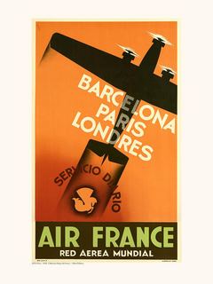 A325-Musee-Air-France-Air-France-/-Red-area-Barcelona---Paris--Londres-A325