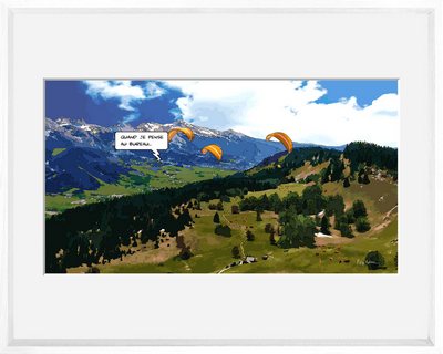 Tableau MATINE PARAPENTE