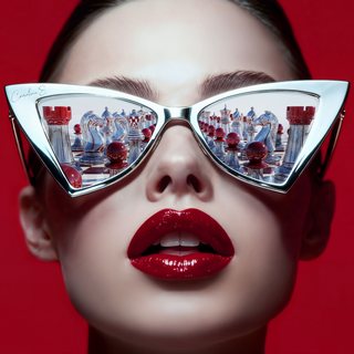 Tableau-deco-plexiglass Echec-Et-Red--CAROLINE.S