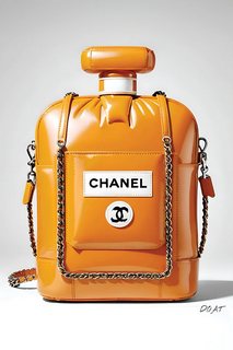 Tableau-deco-plexiglass Chanel-Orange--FRANCK-DOAT