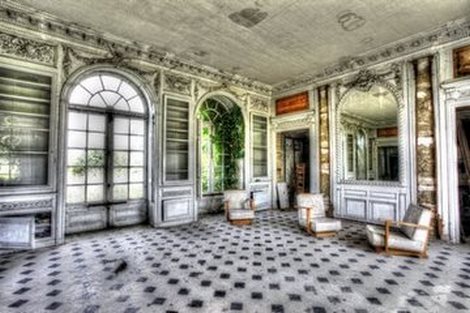 Tableau-deco-plexiglass Abandoned-Living-Room,-Jerome-Prince