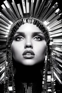 Tableau-deco-plexiglass Crazy-Horse--VINCENT-LEBRET