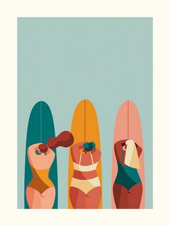 Image SE_SURF_TOGETHER_BLUE_ Surf together blue les filles du surf