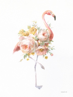 Image wa63249 Danhui Nai Floral Flamingo I