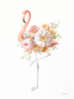 Image wa63250 Danhui Nai Floral Flamingo II