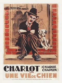 Image bga486794 Charlie Chaplin - French - A Dogs Life, Hollywood Photo Archive VINTAGE 