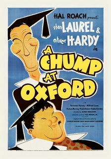 Image bga487322 Laurel & Hardy - A Chump At Oxford Hollywood Photo Archive VINTAGE 