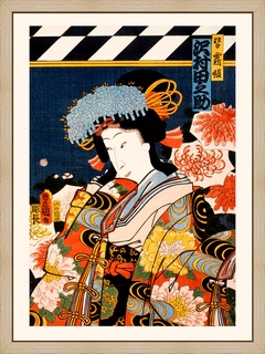 Acteur-en-femme-noble---Toyohara-Kunichika