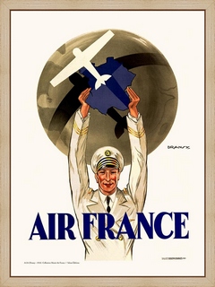 Air-France-/-Premiere-Affiche-de-la-compagnie-A124---Musee-Air-France