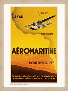 Aeromaritime-/-Dakar-Niamey-Cotonou-Pointe-Noire-A671---Musee-Air-France