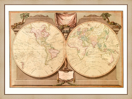 A-new-map-of-the-world--by-Laurie--Whittle-1808