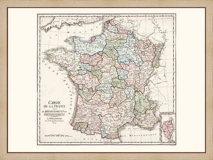 Carte-de-France-divisee-en-departement-1790