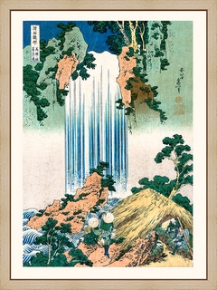 Cascade-de-Yoro-dans-la-province-de-Mino---Katsushika-Hokusai