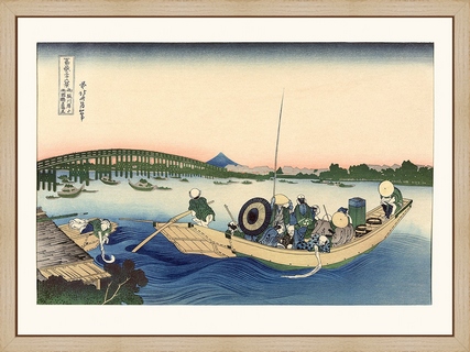 Coucher-de-soleil-sur-la-riviere-Sumida---Katsushika-Hokusai