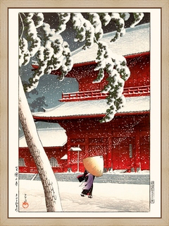 Le-sanctuaire-Zojo-a-Shiba---1925---Kawase-Hasui