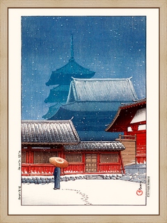 Le-temple-Tennoji-a-Osaka---1927---Kawase-Hasui