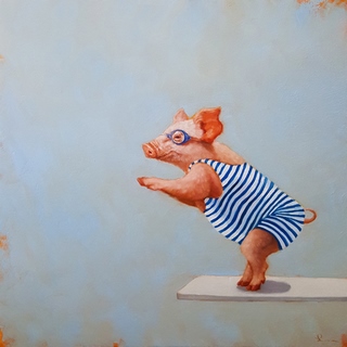 Image h1260d The Plunge HUMOUR ANIMAUX  Lucia Heffernan
