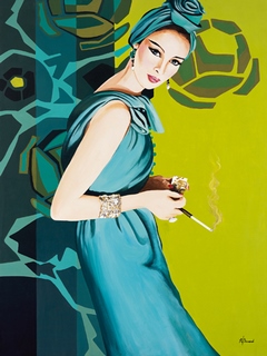 ig4055-Femme-Cigarette-FIGURATIF---Anne-Bernard