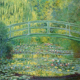 Image ig4209 Étang de nénuphars et pont japonais ART CLASSIQUE   Claude Monet