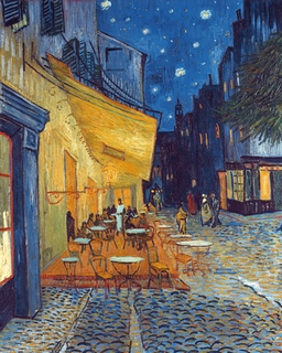 Image ig4230 Terrasse du café le soir ART CLASSIQUE   Vincent van Gogh