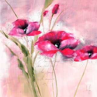 Image ig5780 Pink Flower II FLEURS   Isabelle Zacher-Finet