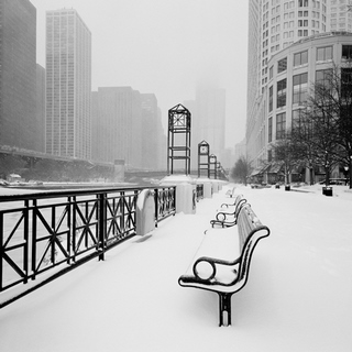 Image ig5897 Chicago River Promenade in Winter URBAIN PAYSAGE  Dave Butcher
