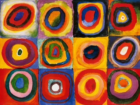 Image ig7337 Etude de couleurs ART CLASSIQUE   Wassily Kandinsky