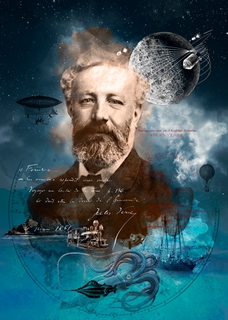 Image ig9354 Jules Verne André Sanchez FIGURATIF 