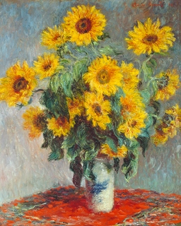 Image ig9638 bouquet de tournesols 1880 Claude Monet